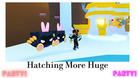 K OMG I Just Hatched More Huge Dominus Easter Pet Simulator X