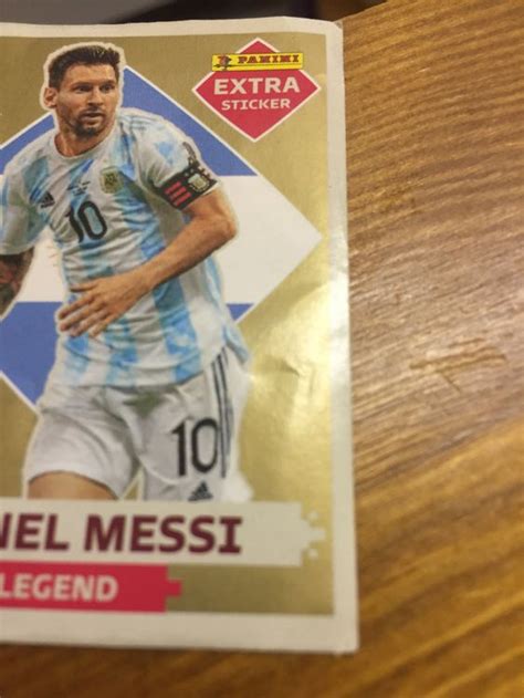 Lionel Messi Extrasticker Gold Panini Wm Kaufen Auf Ricardo