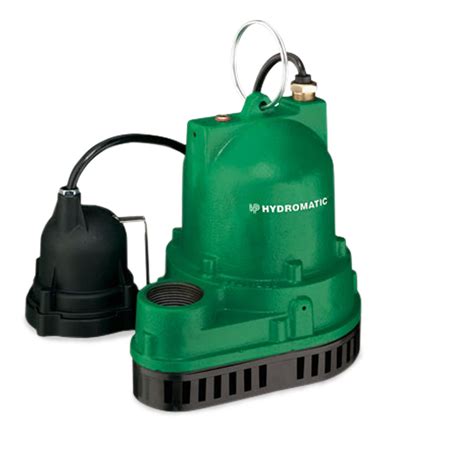 Hydromatic Pump Hydromatic D A1 Submersible Sump Pump 0 30 Hp 115v