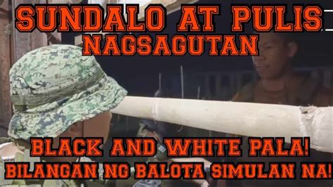 Sundalo At Pulis Ay Nagkasagutan Sa Bilangan Ng Boto Kung Dapat Na Bang