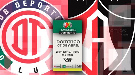 TOLUCA VS ATLAS EN VIVO JORNADA 14 LIGA MX CLAUSURA 2024 YouTube