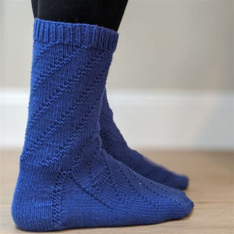 Easy Knit Spiral Socks Pattern Etsy