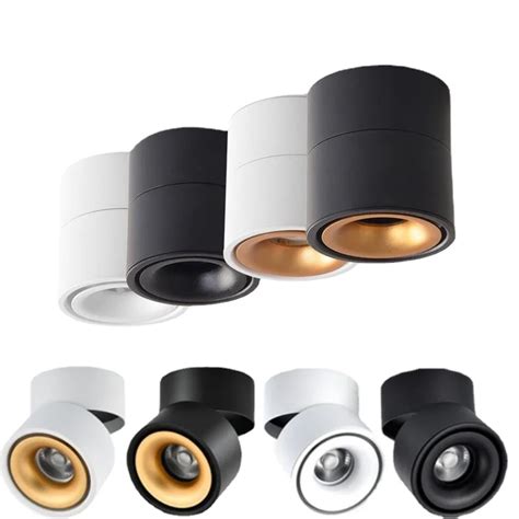 Spot Lumineux LED Rotatif Et R Sistant 360 Montage En Surface COB