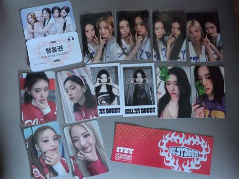 ITZY LUCKYDRAW Photocard Polaroid Unit KILL MY DOUBT Official