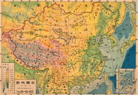 1946年现代中国大地图 地图114网