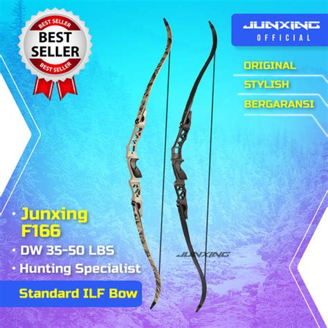 Jual Busur Panah Standard Ilf Junxing F166 Recurve Bow 40lbs Kota