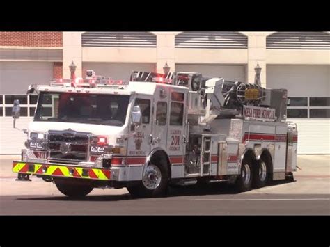 Mesa Fire Dept NEW Ladder 201 Engine 201 Reserve Responding YouTube