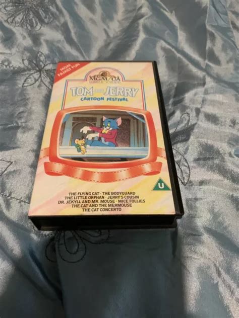 Tom And Jerry Cartoon Festival Vol Pal Vhs Video Tape A