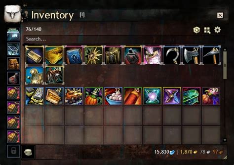 Inventory Guild Wars 2 Wiki GW2W