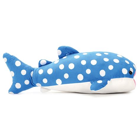 Whale Shark Amuse Dotted Plush Toy Stuffed Animal Blue White