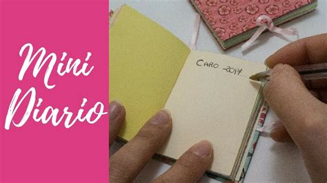 Tutorial Mini Diario Portatile E Scrivibili ENG SUBS DIY Writable