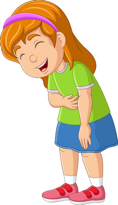 Laughing Girl Cartoon