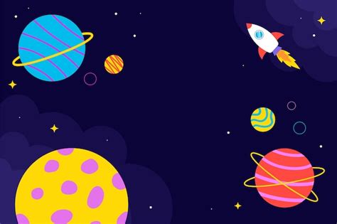 Free Vector Flat Design Galaxy Background