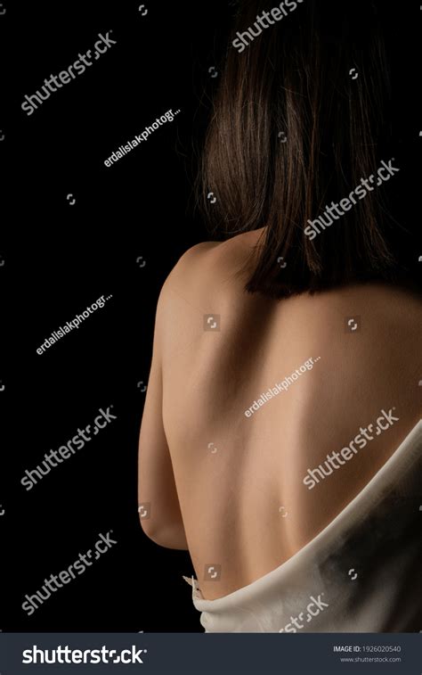 Back View Beautiful Half Naked Woman Stock Photo Shutterstock