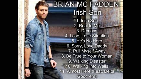 Brian Mcfadden Irish Son Full Album Youtube