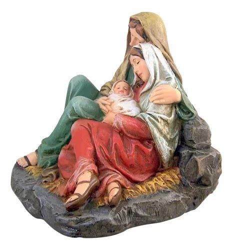 Figura Resina Bel N De Navidad Sagrada Familia Estatua De En Venta En