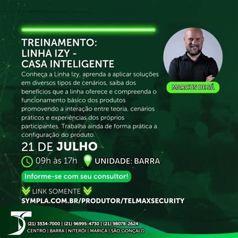 Treinamento T Cnico Linha Izy Casa Inteligente Em Rio De Janeiro Sympla