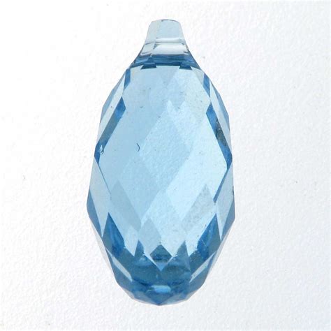 Swarovski 6010 11 X 5 5mm Briolette Pendant Aquamarine Palmer Metals Ltd