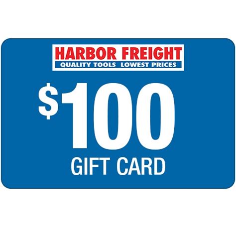 Coupons for $100 Harbor Freight Gift Card – Item 90748