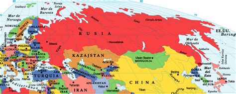 Mapa De Rusia Datos Interesantes E Informaci N Sobre El Pa S