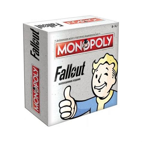 Настільна гра Monopoly Fallout Edition Монополія Фолаут RUS Winning Moves