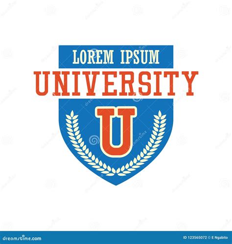 University Campus Logo With Text Space For Your Slogan Tag Line