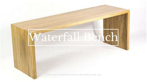 Making A Beautiful Waterfall Bench Seat Youtube