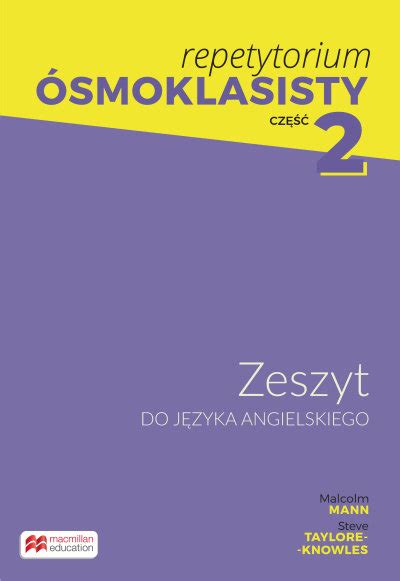 Repetytorium Smoklasisty Zeszyt Do J Zyka Angielskiego Cz Dla