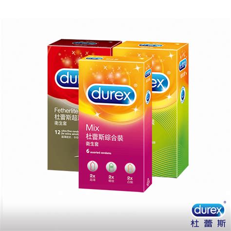 Durex 杜蕾斯 超薄裝12入綜合裝6入螺紋裝12入保險套 綜合組 Yahoo奇摩購物中心