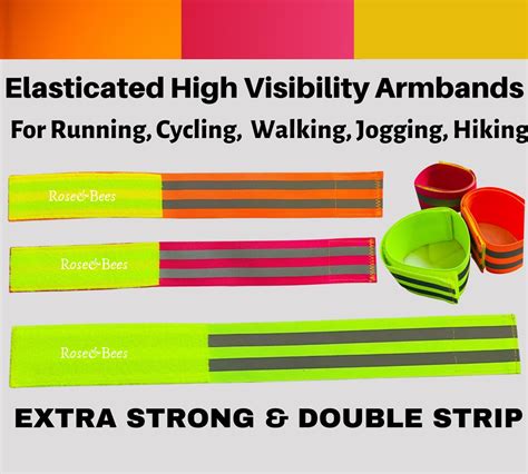 High Visibility Armbands Hi Vis Arm Straps High Vis Security Arm Band