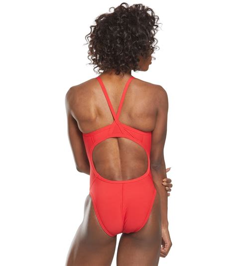 Speedo Lifeguard Flyback One Piece Swimsuit Red 701 Cycle And Sport