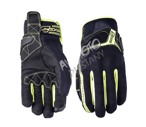 Rukavice FIVE RS3 BLACK FLUO YELLOW Avmoto Sk