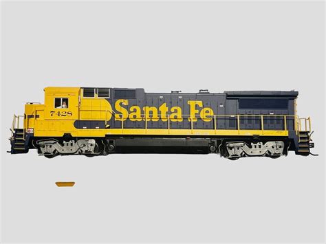 Ho Scale Atlas Silver Santa Fe Ge Dash 8 40b Ebay