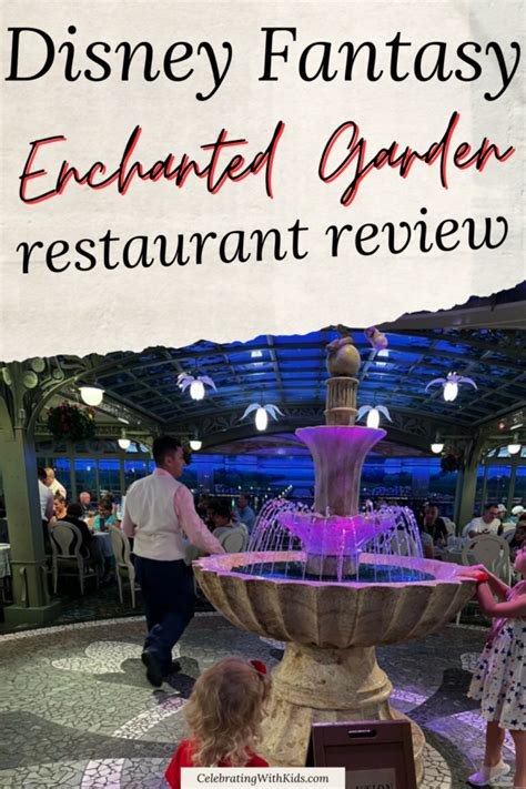 Disney Fantasy Enchanted Garden Review - Celebrating with kids