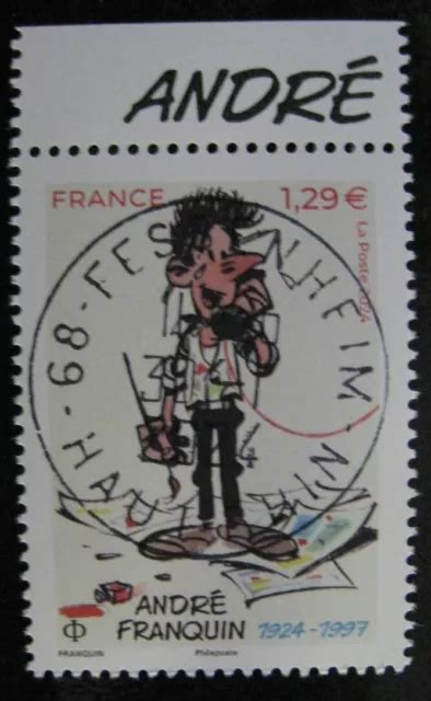 TIMBRE DE FRANCE 2024 André Franquin Timbres oblitéré EUR 2 00