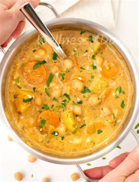 Creamy Chickpea Vegan Curry WellenssDove