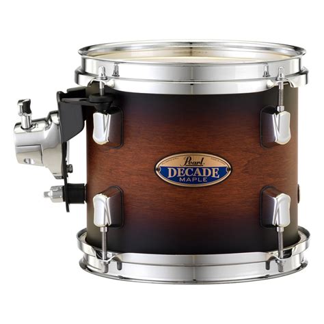 Pearl Decade Maple 8 X 7 Tom Satin Brown Burst Gear4music