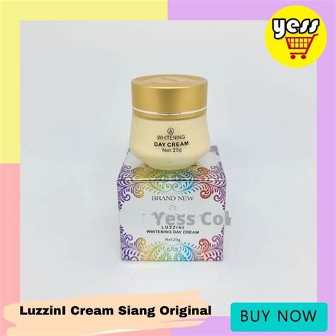 Jual Luzzini Whitening Cream Siang Dan Malam Per Pcs Shopee Indonesia