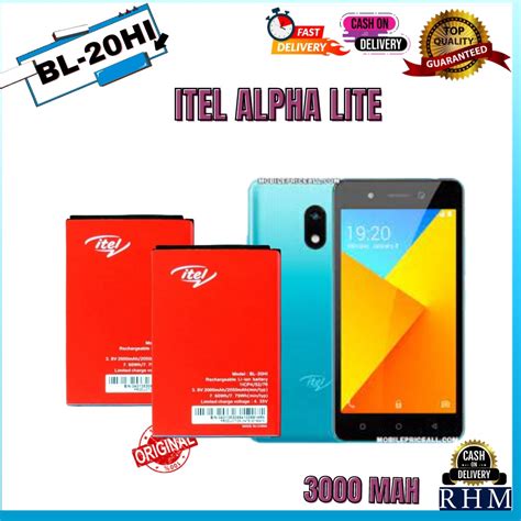 ITEL ALPHA LITE Battery Model BL 20HI Lazada PH