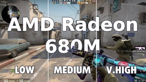 AMD Radeon 680M CS GO Gameplay Benchmarks 1080p YouTube