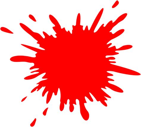 Red Splash Clip Art at Clker.com - vector clip art online, royalty free ...