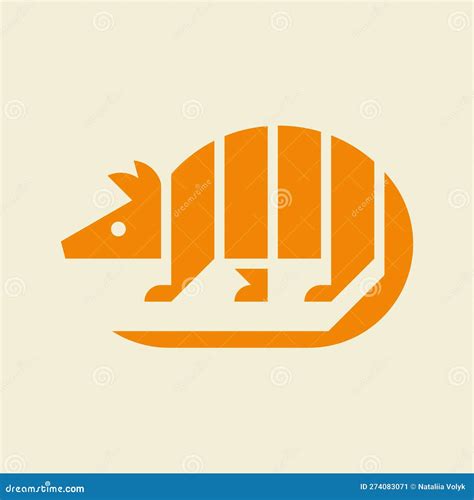 Armadillo Logo stock vector. Illustration of nature - 274083071