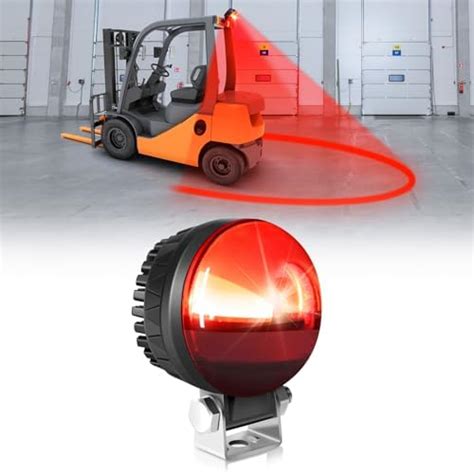 Amazon New LED Forklift Safety Light Red Arc Forklift Warning