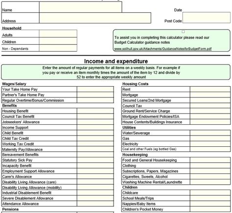 15 Printable Weekly Budget Templates Excel Word Templatedata