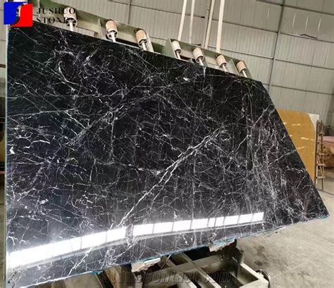 Nero Italian Black Marble Designs With White Veins From China