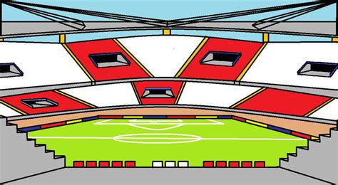 Dibujo De Un Estadio De Futbol Imagui