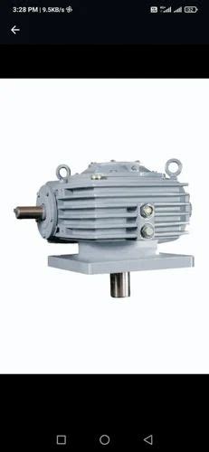 Ci Casting Vertical Worm Reduction Gearbox For Industrial At Rs 10000