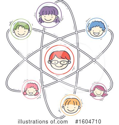 Atom Clipart #1099915 - Illustration by Hit Toon