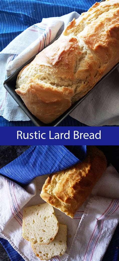 Rustic Lard Bread 2pots2cook