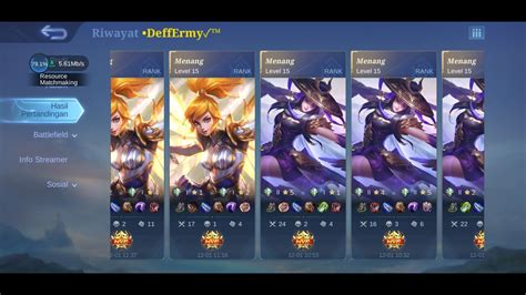 Mythic Solo Rank Pick Karina Hadiah Maniac Poco F Mlbb